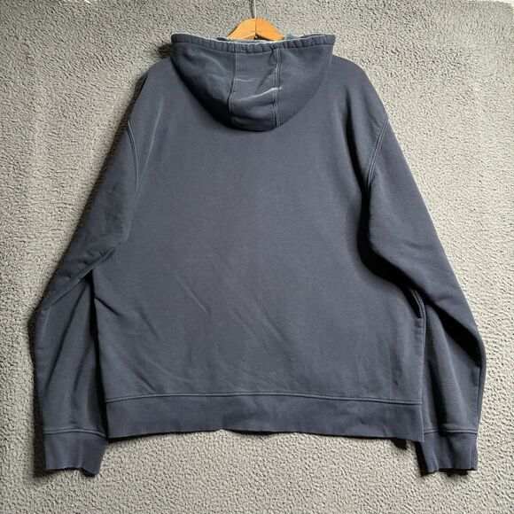 VTG Y2K Dickies Full Zip Hoodie Sweatshirt Mens XL Navy Cyber Skater Grunge - Picture 4 of 13